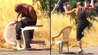 Ozzy Man Reviews: Man vs Plastic Chair