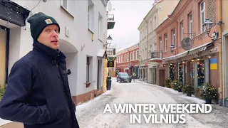 A Winter Weekend in Vilnius, Lithuania