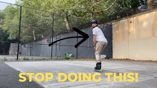 How to Rollerblade Backwards - Skating Practice