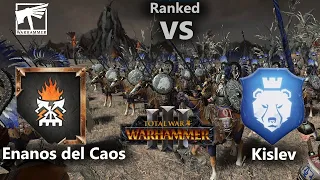 ENANOS DEL CAOS vs KISLEV - (Batalla Terrestre) BATALLA MULTIJUGADOR