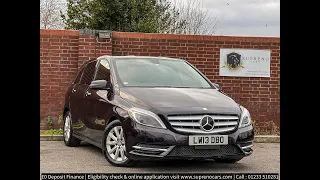 2013 MERCEDES-BENZ B CLASS MPV 1.6 B180 SPORT 7G-DCT EURO 6 (S/S) 5DR