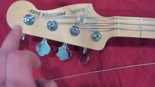 How To Change Strings On A Fender Bass
