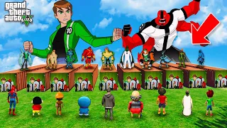 Ben10 Gifts To Shinchan Doraemon Franklin Nobita Motu Patlu GTA V