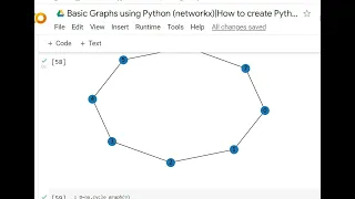 Python Networkx. Базовые понятия графа, вершины, ребра, виды графов (простые, циклический, полный)
