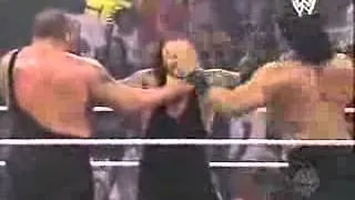 Double Chokeslam   Big Show  Great Khali vs  Undertaker