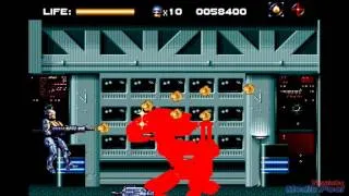 1994 RoboCop Versus The Terminator (Sega Genesis) Game Playthrough Video Game