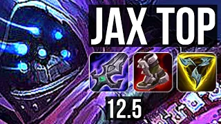 JAX vs GWEN (TOP) | 6/0/2, 66% winrate, Dominating, Rank 12 Jax | KR Challenger | 12.5