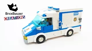 LEGO CITY MOC POLICE VAN | 224pcs | Brick Builder Creations