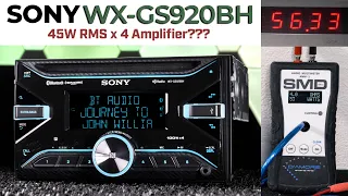 Sony WX-GS920BH - Built-in 100W x 4 Amplifier!!?? (45W RMS x 4)
