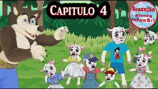 CUENTOS infantiles - El LOBO y los siete CABRITOS -🐺🐐🐐🐐🐐🐐🐐- CAPITULO 4 - Cuentos para niños