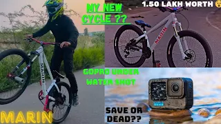 My new cycle🤙 ?? MARIN ALCATRAZ review 💲// GoPro dead ??Manual 😍 // Planing for sr santoor fork 🥵