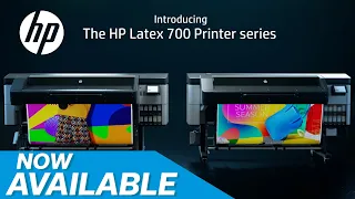 NEW ! HP Latex 700 Printer Overview  | Now with White Ink