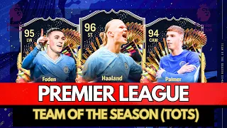 EA FC 24| PREMIER LEAGUE TEAM OF THE SEASON (TOTS) PREDICTIONS! FT. Salah , Haaland , Saka ETC