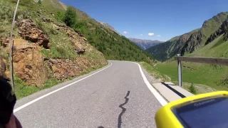 Abfahrt Stilfser Joch Umbrail Pass Rennrad Juni 2017 bis nach Santa Maria Schweiz