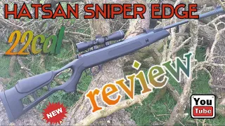 Hatsan sniper edge 22cal review and target shooting