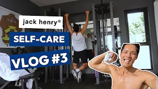 SELF-CARE VLOG #3 @ JACK HENRY STUDIOS! Cooking Remy's Food + my workout!