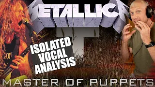 James Hetfield - Master Of Puppets - Isolated Vocal Analysis -Metallica - Singing & Production Tips