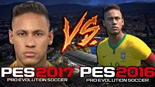 PES 2016 vs. PES 2017 GAMEPLAY | МНЕНИЕ