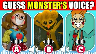 Guess the Monster's Voice | Poppy Playtime Chapter 4 + REJECTED CRITTERS and The Smiling Critters