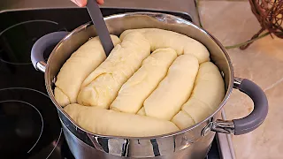 Have you ever baked bread in a pot? The fastest bread recipe. Baking bread.