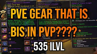 PvP Gear You Don't Know About (AND ITS EASY) PvE Gear BiS in PvP