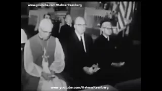 November 22, 1964 - Dallas Mayor J. Erik Jonsson attending President John F. Kennedy Memorial Mass