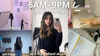 6AM- 9PM DAY IN MY LIFE as a freshman in high school