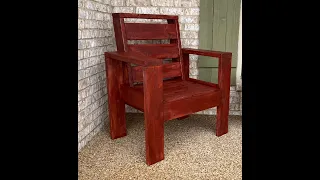 Easy Outdoor Chair build!