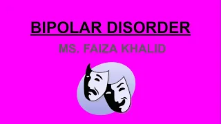 Bipolar disorders