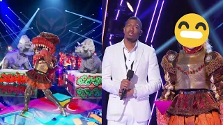 The Masked Singer  - The T-Rex Performances and Reveal 🦖