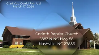 Corinth Baptist Church 03-17-2024