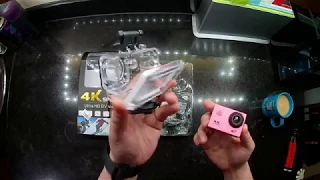 Unboxing 4K 2'' WiFi Sports Action Camera Waterproof 170° 1080P Action Camera #livewellplaywell