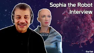 Neil deGrasse Tyson and Sophia the Robot Explore COVID-19 and Artificial Intelligence