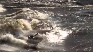 Paul Palmer Freestyle Kayaking on Huge Standing River Waves