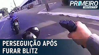 Câmera flagra perseguição a 150 km/h, por cinco quilômetros | Primeiro Impacto (20/06/23)