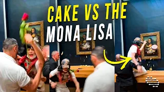 Louvre Museum Security Detained a Person That Threw a Cake Against the Mona Lisa