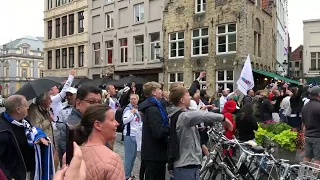 AGF Fans på Eiermarkt i Brugge