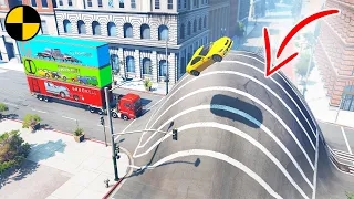 Cars vs Huge Speed bumps 😱 BeamNG.Drive