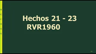 La Biblia hablada / Hechos 21 -  23