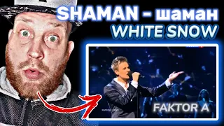 Yaroslav Dronov | SHAMAN - Belyi Sneg / White Snow - Faktor A | First Time Hearing Reaction
