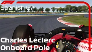 Charles Leclerc Onboard Pole | #F1