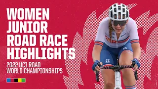 Women Junior Road Race Highlights  | 2022 UCI Road World Championships