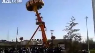 Amusement Ride Accident Guy Falls Out Turkey