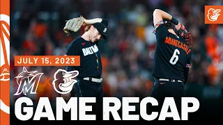 Marlins vs. Orioles Game Recap (7/15/23) | MLB Highlights | Baltimore Orioles
