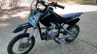 Razor MX500 Dirt Rocket gas conversion