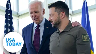 Biden offers more support to Ukraine, Zelenskyy during G7 meeting | USA TODAY