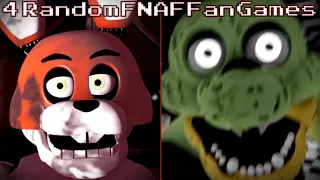 RELENTLESSLY CHASED BY ROGIE AND HIS OTHER TERRIFYING FRIENDS | 4 Random FNAF Fan Games (Dreams)