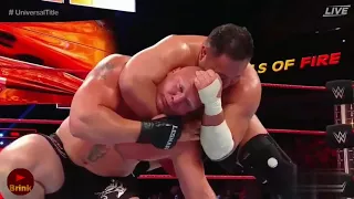 WWE Brock Lesnar Vs Samoa Joe   WWE Universal Championship   WWE Great Balls Of Fire   HD