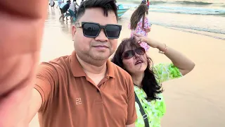 Fun at Calangute beach 🏖️ #calangutebeach #goa #beach #dance #bagabeach #northgoa #northgoabeaches