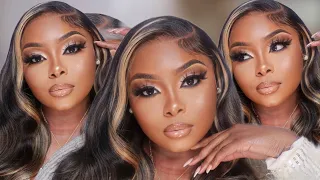 Full Face Makeup Tutorial  🤍 Extra Glam | Ariel Black